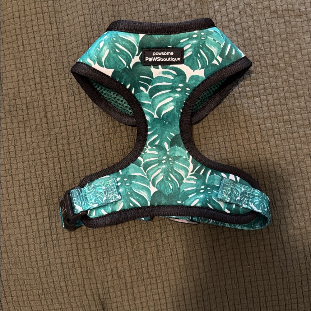 Green Leaf Dog Harness
